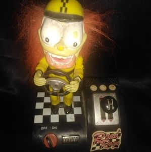 Battery operated race car driver